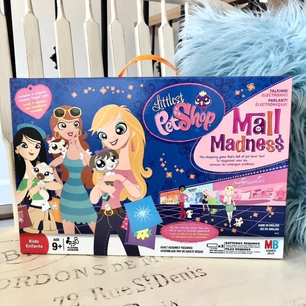 Littlest Pet Shop, Mall Madness, 2008, Board Game, COMPLETE, Good Condition